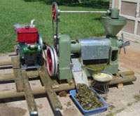 sunflower seed oil pressing machines with diesel engine